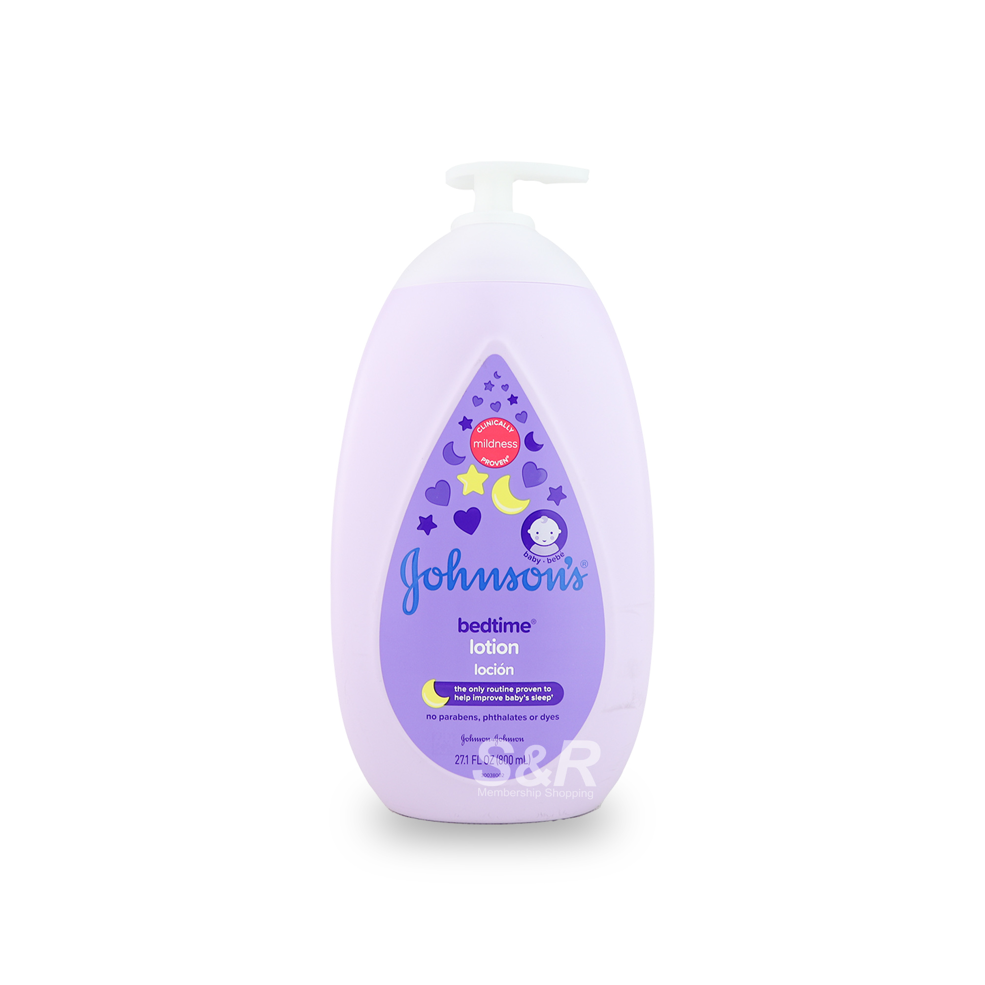 Johnson's Bedtime Baby Lotion 800mL